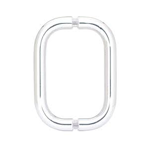 Polished Chrome 8 inch Back-to-Back Pull Handles B362547