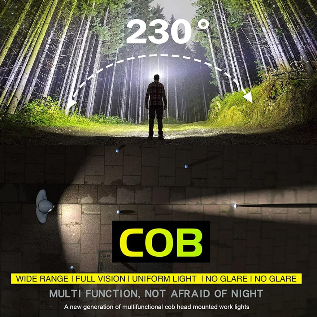 Rechargeable LED Headlamps 2-Pack 350 Lumens K62637