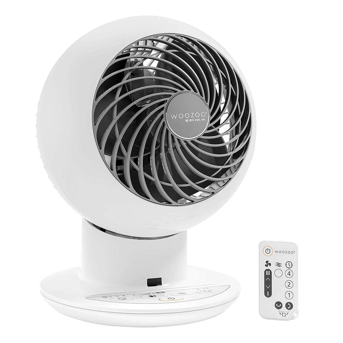 White Compact Oscillating Circulating Fan V158