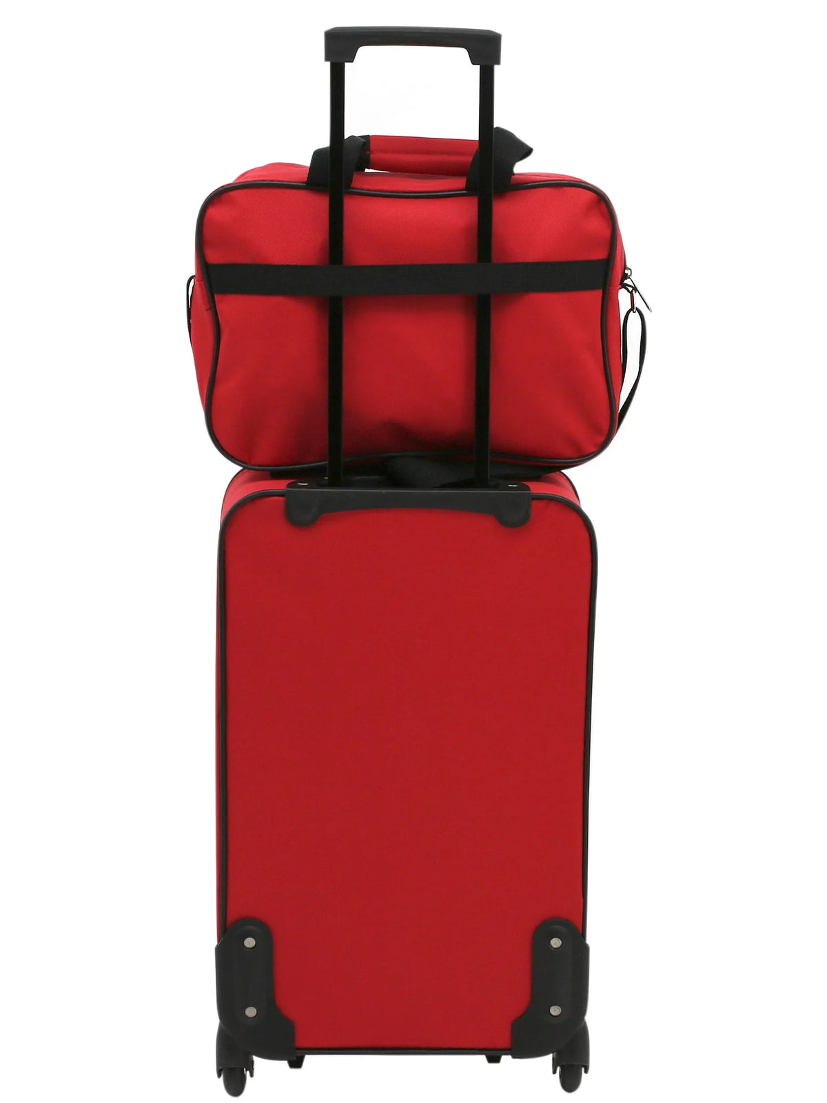 3-Piece Carry-on Luggage Set Black O719