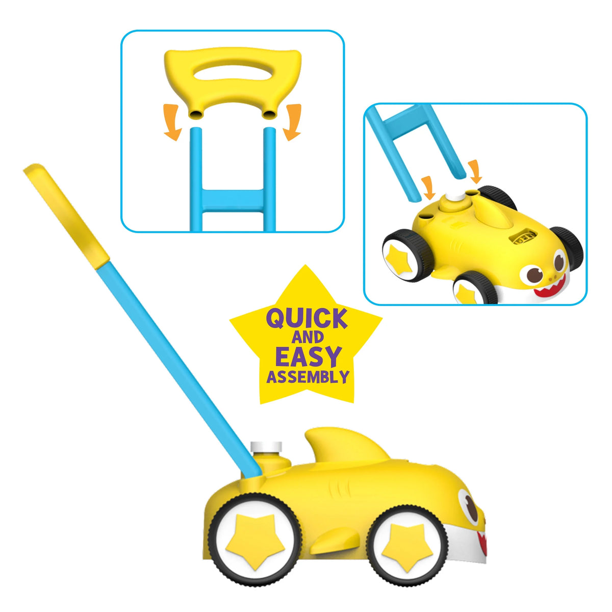 Kids Push Bubble Blower Lawn Mower T197