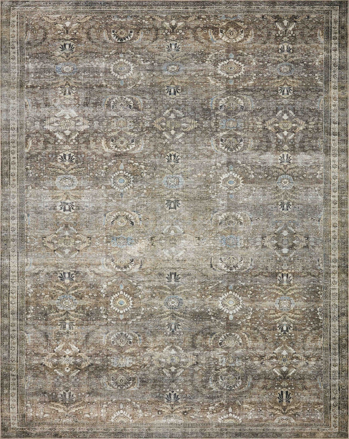 Antique Moss Rug 2'0 x 5'0 V9201