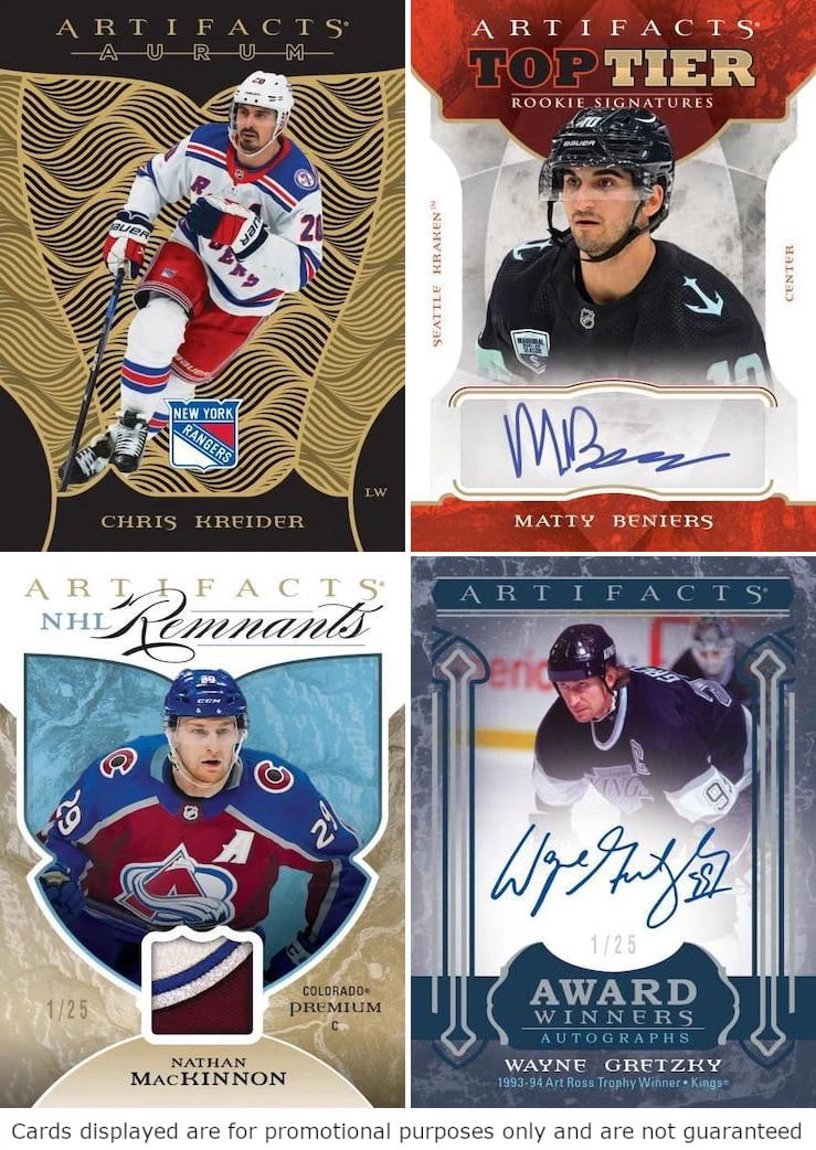 2022-23 Upper Deck Artifacts NHL Hockey Blaster Box Trading Cards Z6768