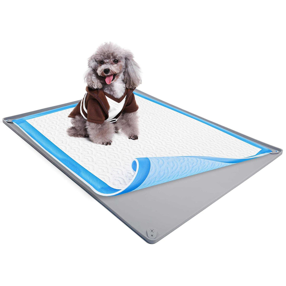 Puppy Pad Holder Tray No Spill I394142