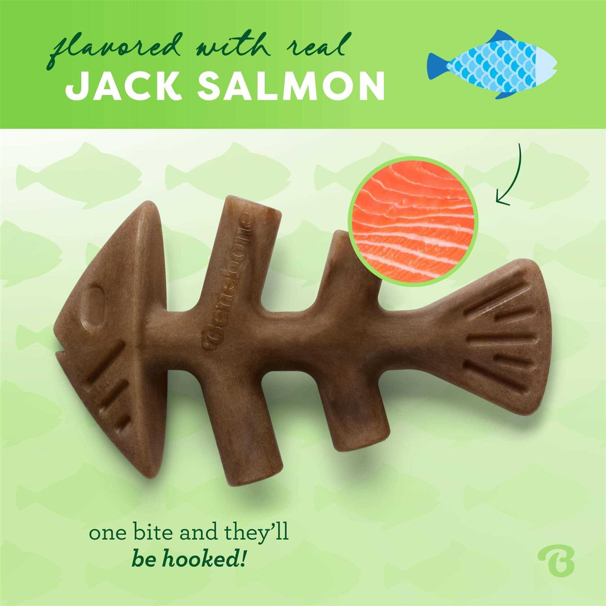 Fishbone Dog Chew T858