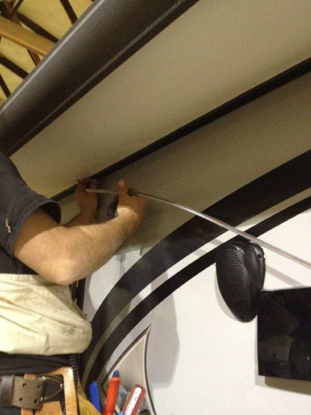 White 16' LED Awning Party Light L46555