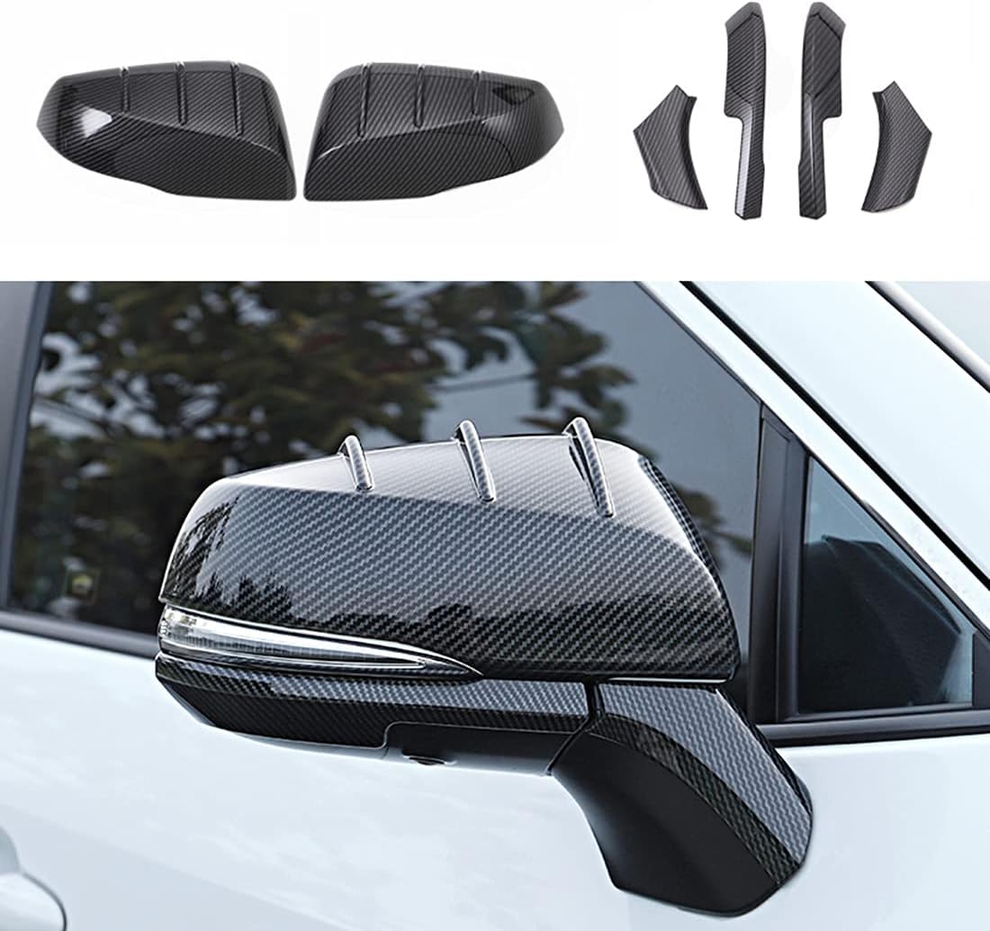 ABS Carbon Fiber Rearview Mirror Cover Trim X197