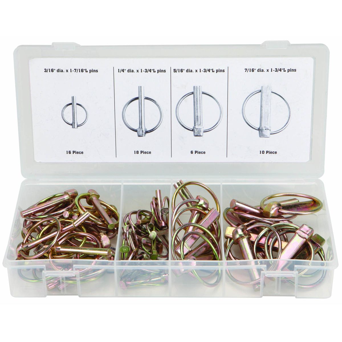 50 Piece Lynch Pin Kit D8525