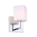 Chrome Opal Glass LED Bath Light Y540