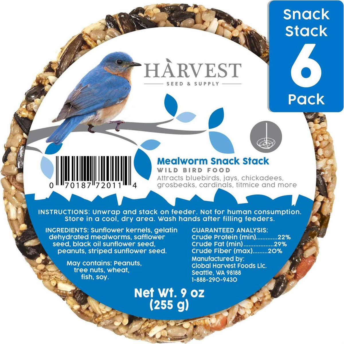 Mealworm Snack Stack Wild Bird Food Q710