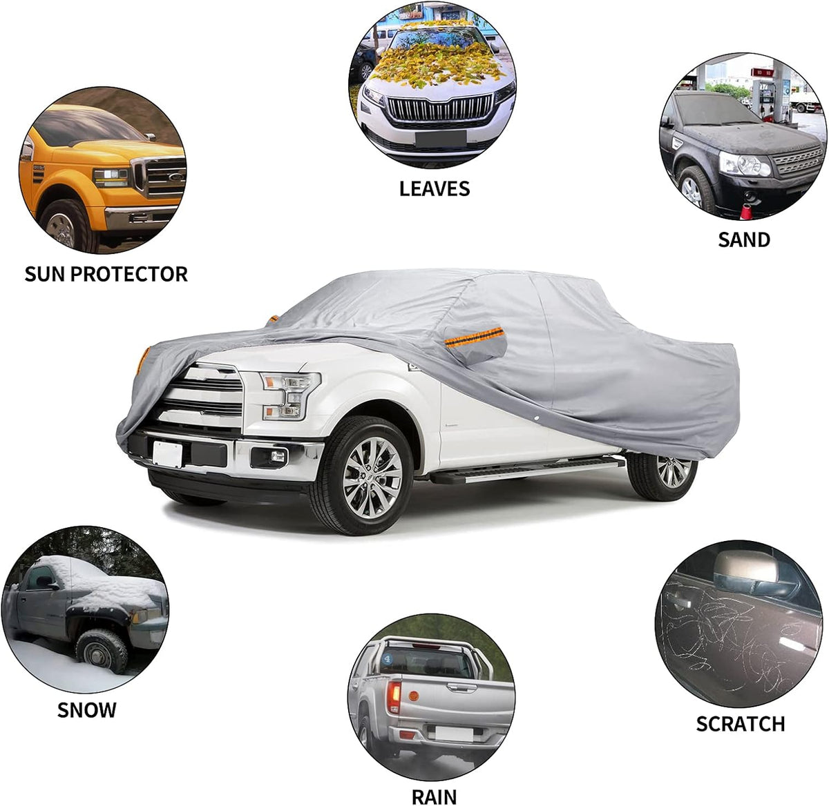 Waterproof Car Cover for Pickup D8246