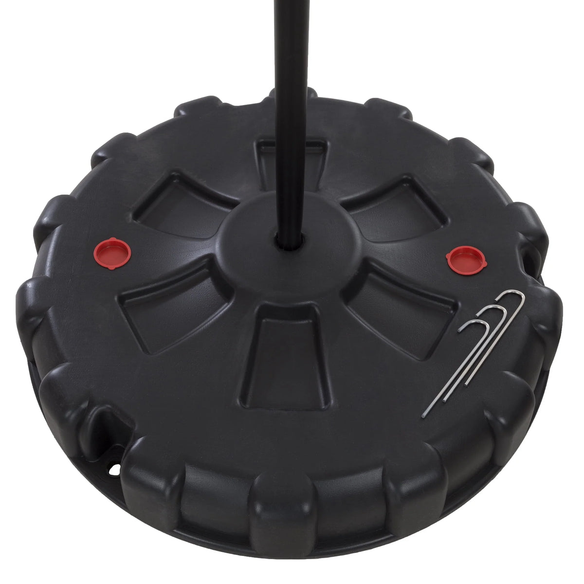 Portable Tetherball Complete Outdoor Game Set with Base, Ball, Pump, Cord & Stakes Z548