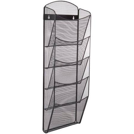 Onyx Mesh Magazine Wall Rack H514521