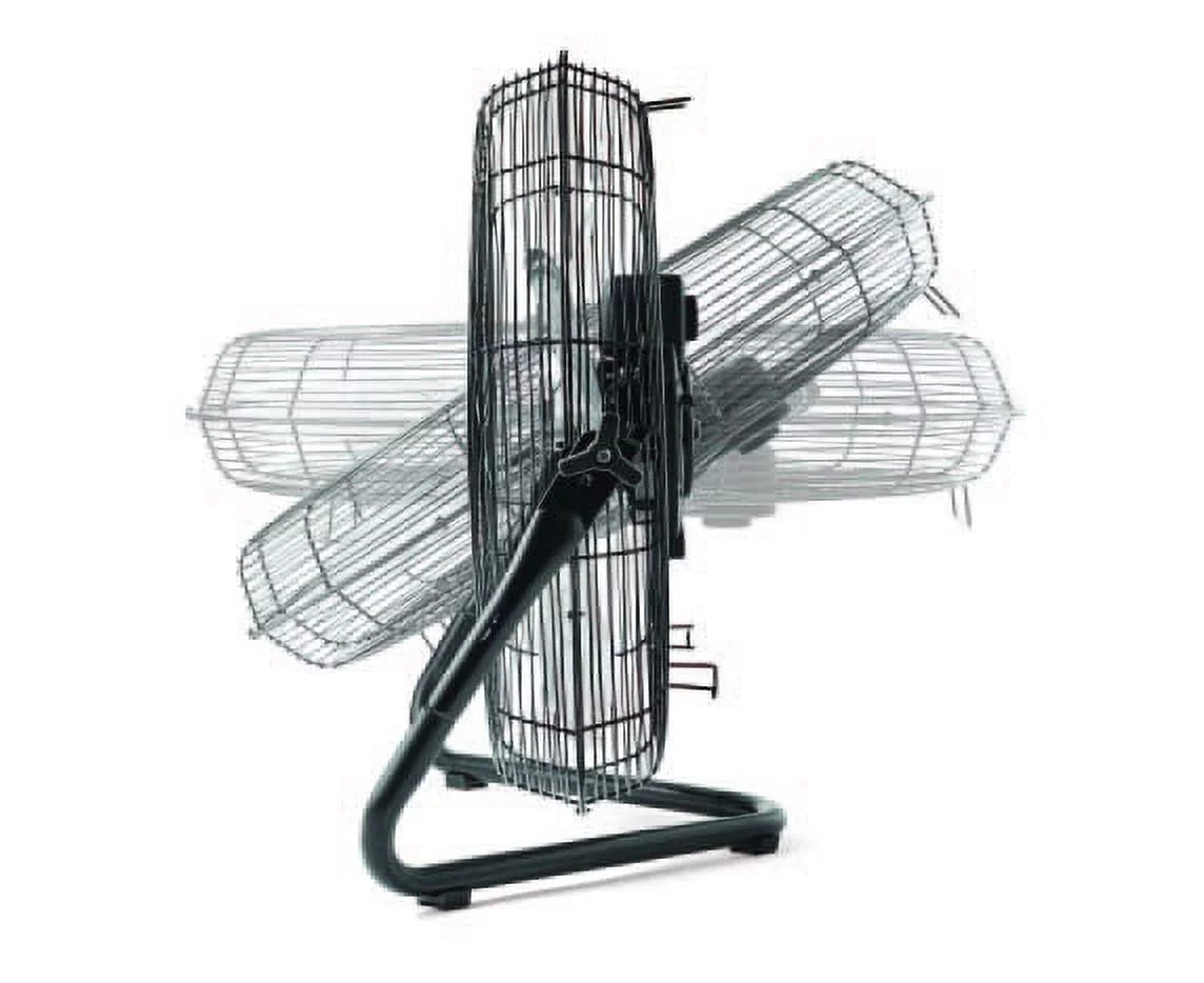 20 inch 3-Speed Steel Floor Fan, Black H5096