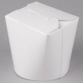 16 oz. White Microwavable Paper Take-Out Container T9360