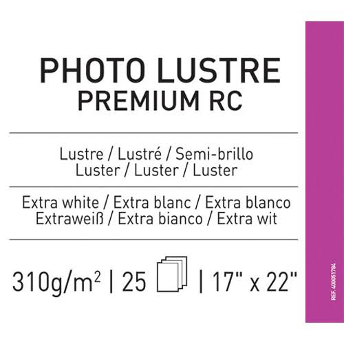 Photo Lustre Premium RC Paper 17 x 22 T183652