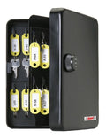 Combination Key Cabinet, 48 Hook, Black E683656