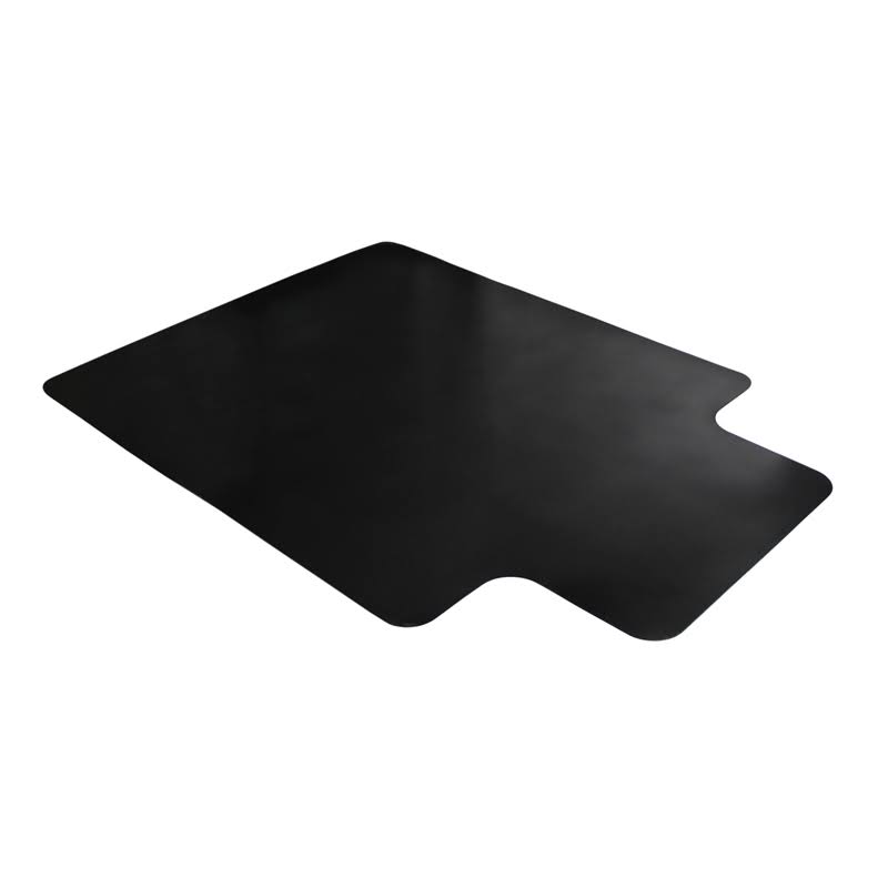 Black Chair Mat with Lip for Low Pile Carpets R282