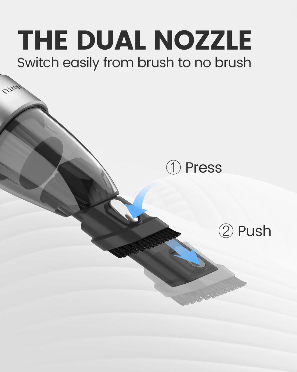 Car Vacuum Cleaner 6000PA 12V Handheld Wet/Dry J68732