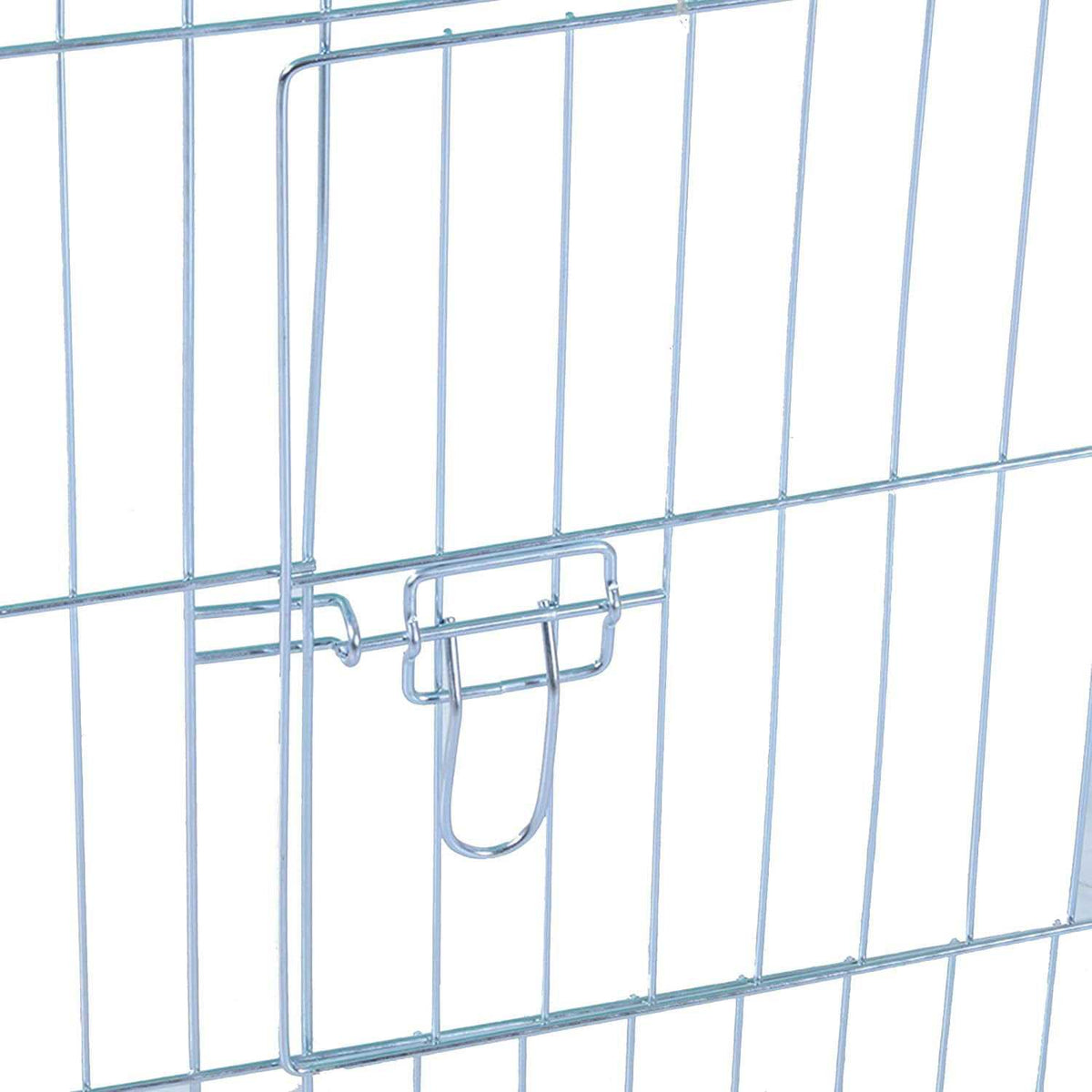 Large Galvanized Steel Outdoor Pet Hutch Enclosure I89928