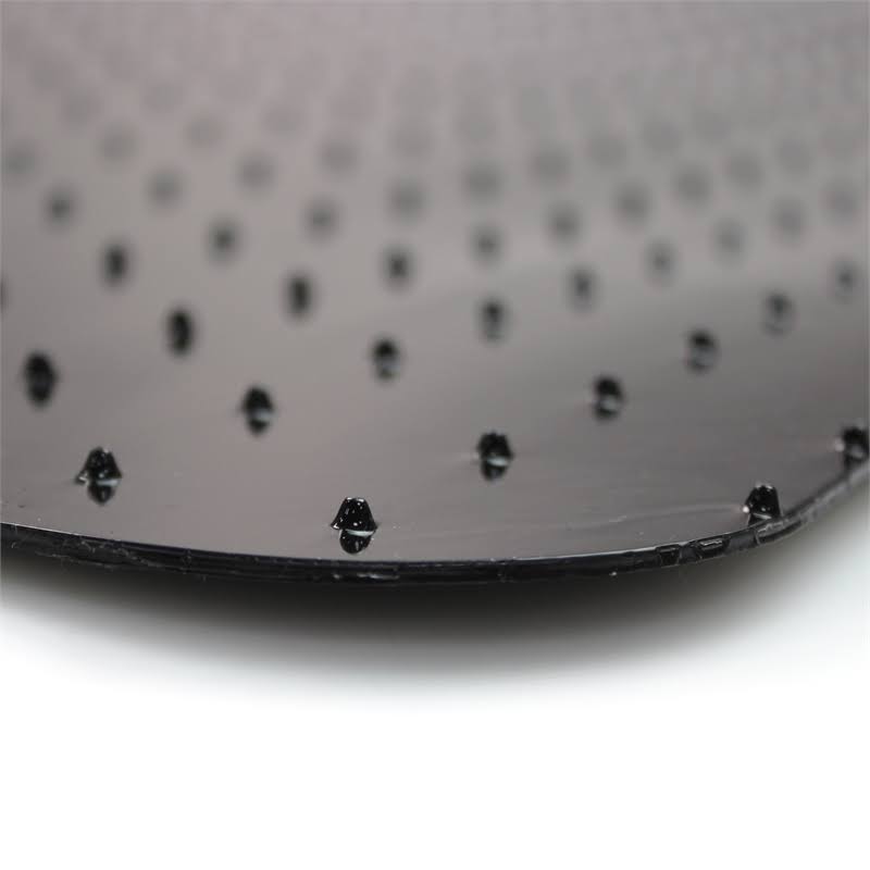 Black Chair Mat with Lip for Low Pile Carpets R282
