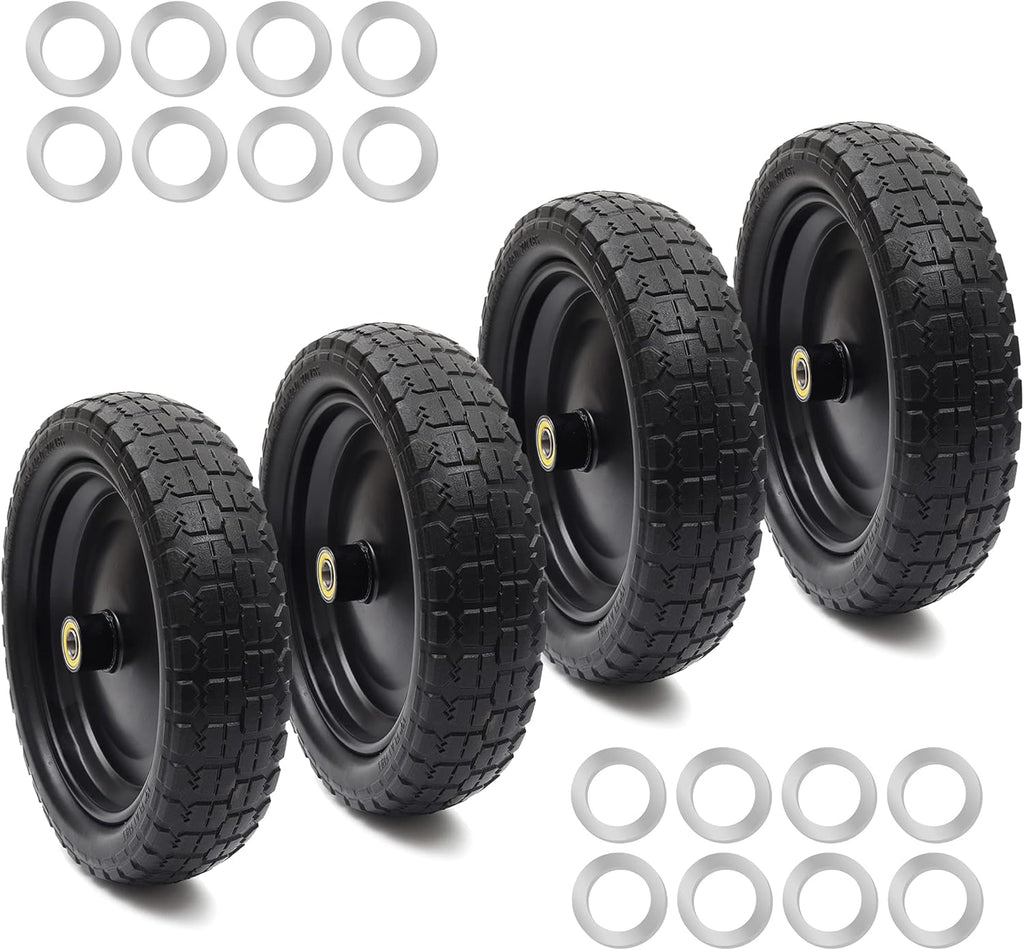 13'' Solid Polyurethane Flat-Free Tire and Wheel Assemblies E802757