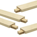 Wood Center-Mount Drawer Slide, 4-Pack F5041