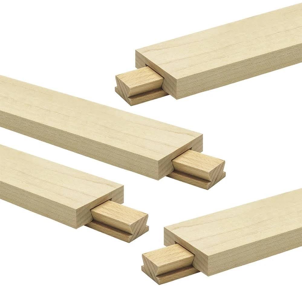 Wood Center-Mount Drawer Slide, 4-Pack F5041