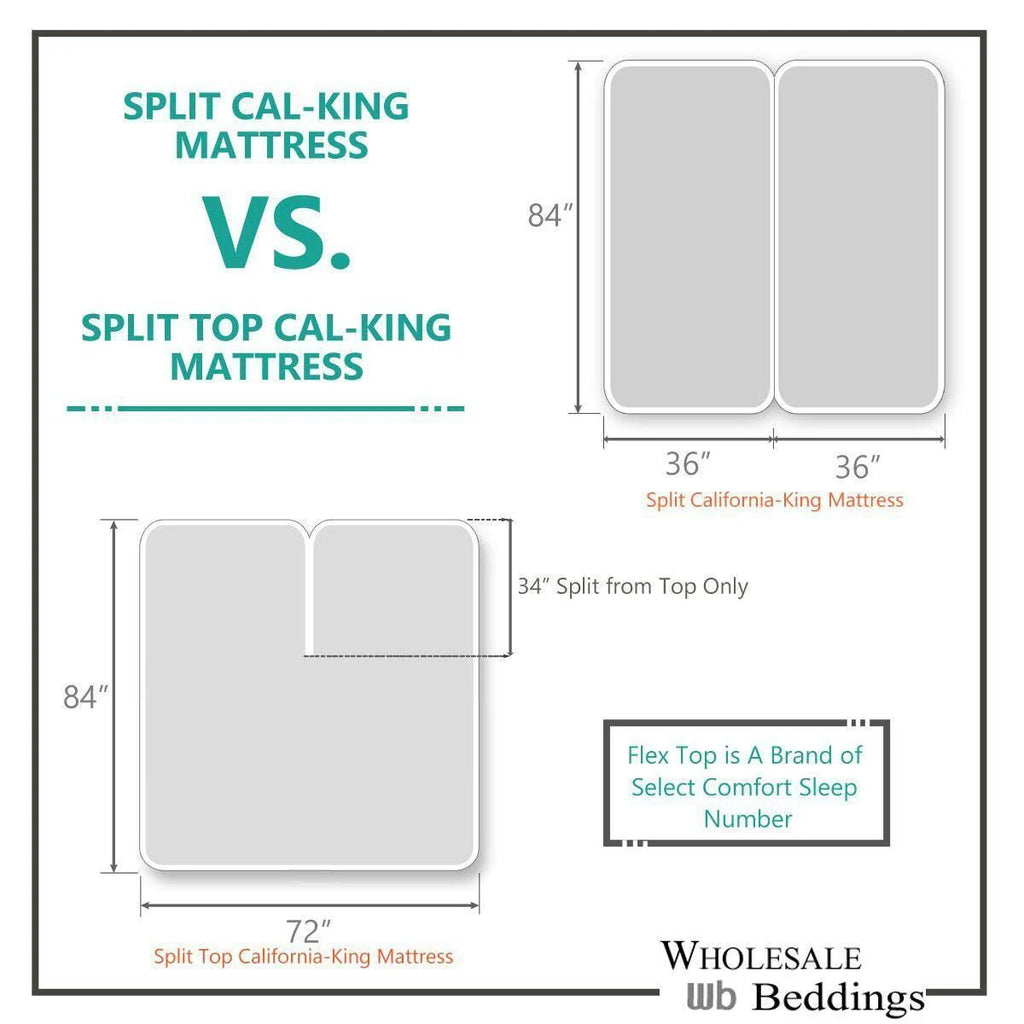 Split California King Microfiber Sheets Q6417