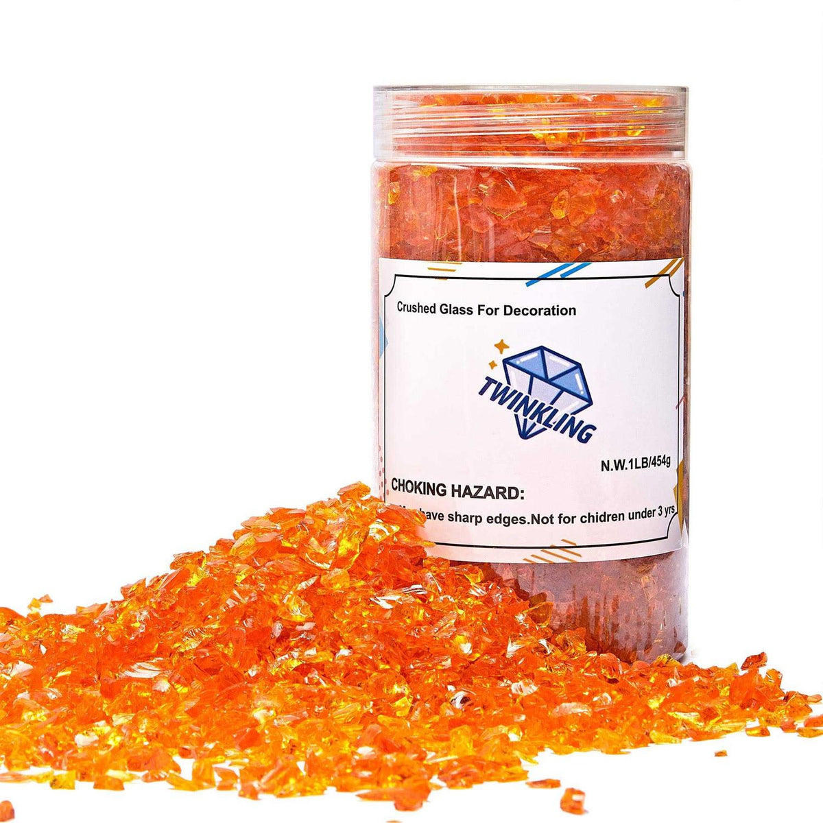 High Luster Fire Glass Gravel Stone F89547