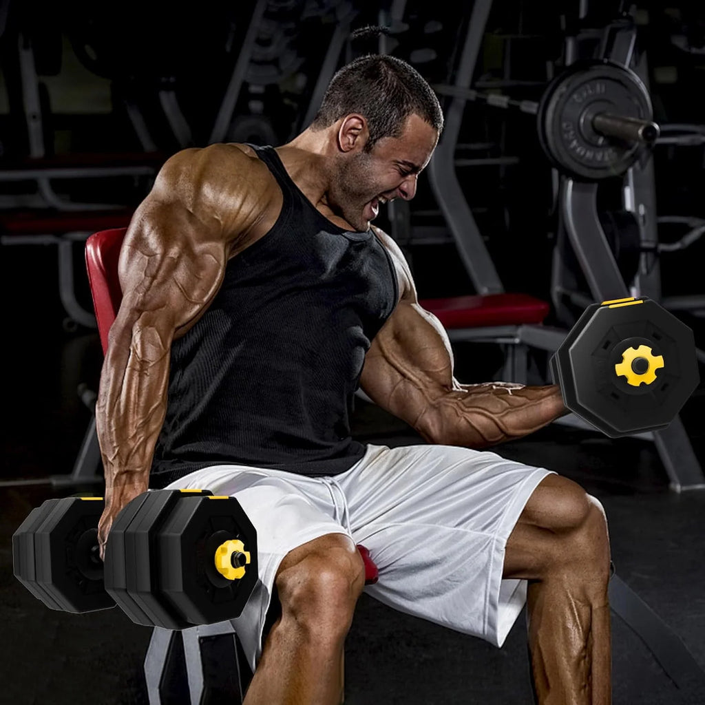 Adjustable Dumbbells Set 55LB 3 in 1 L5125