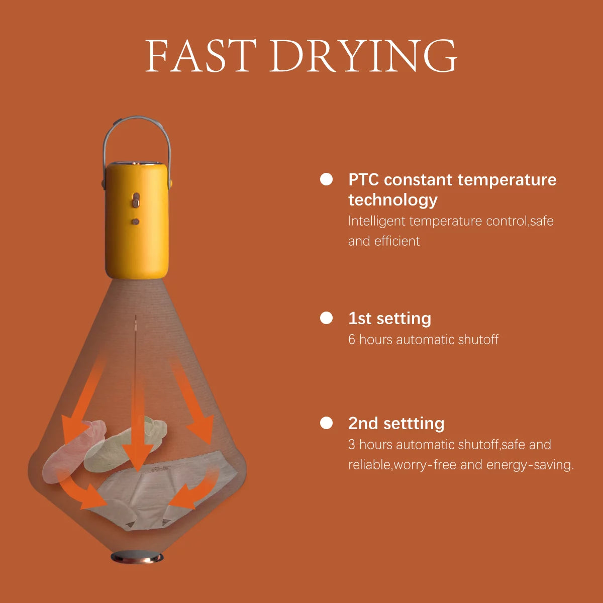 Portable Mini Travel Clothes Dryer Y417442