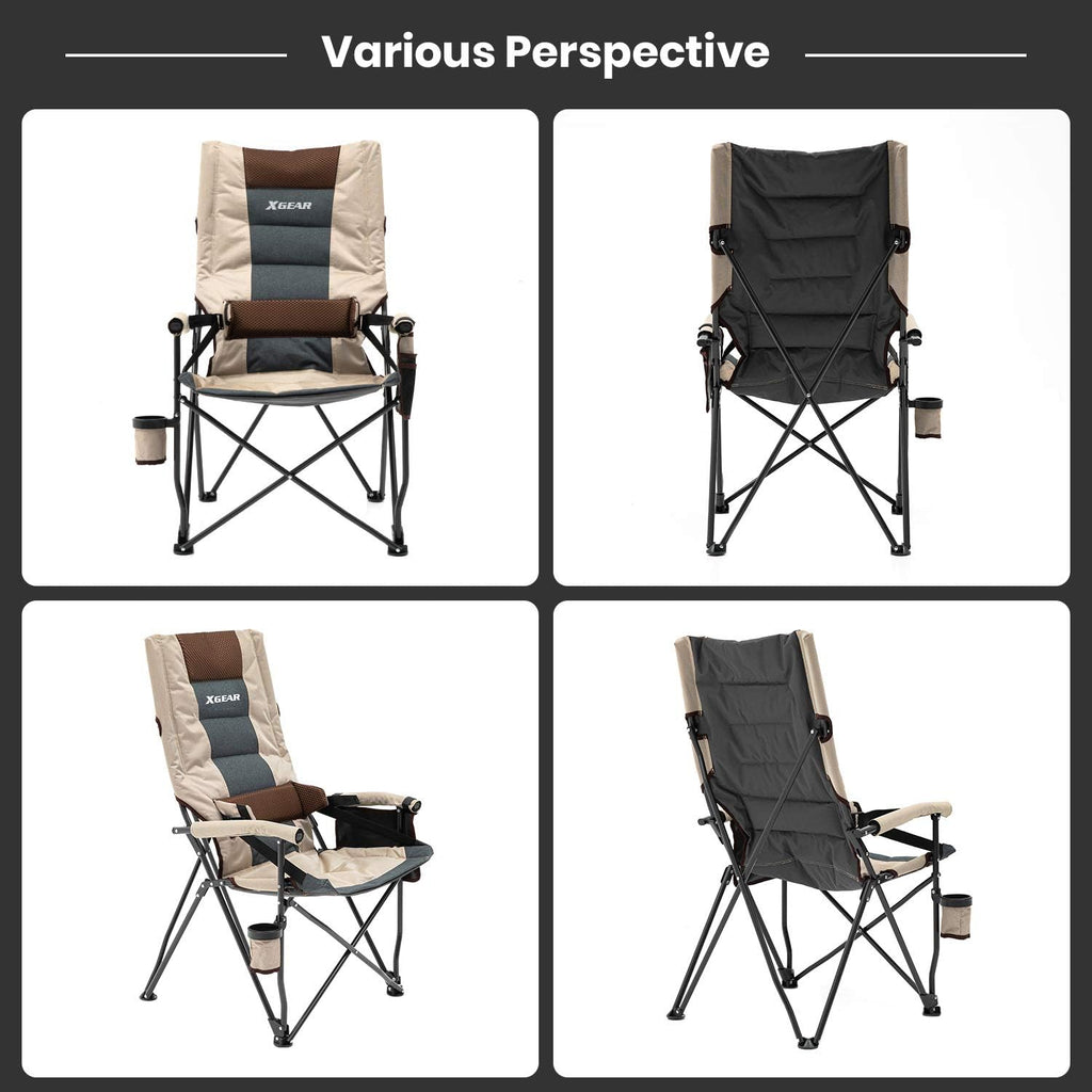 Folding Camp Chair with Lumbar Support N111