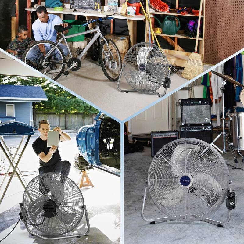 20 in. 3 Speed Metallic Floor Fan P5960