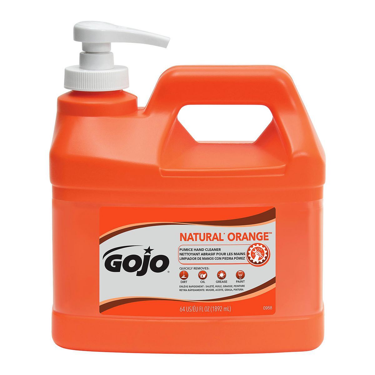 1/2 Gallon Natural Orange Pumice Hand Cleaner H1997