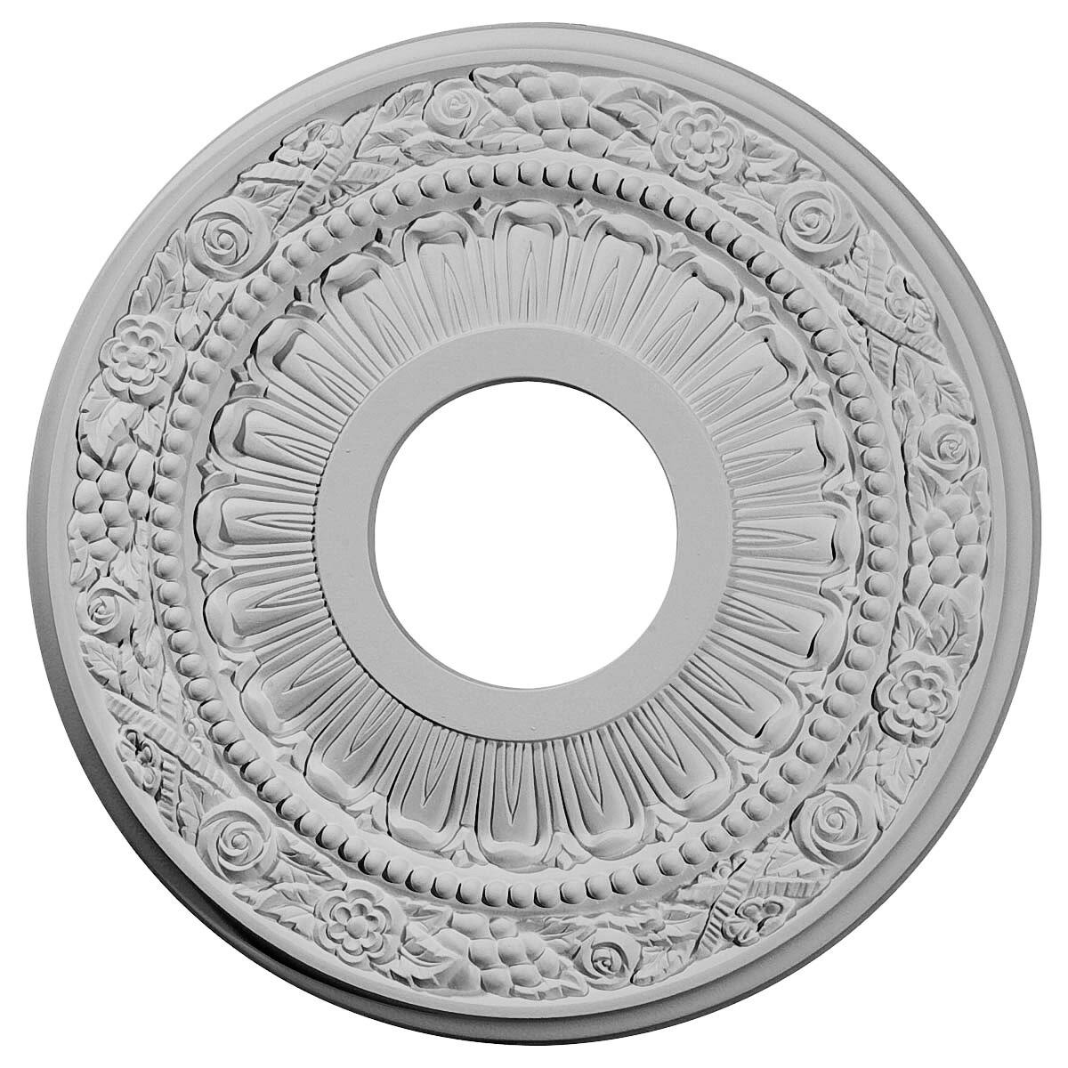 Hand-Painted Smokey Topaz Ceiling Medallion H63769