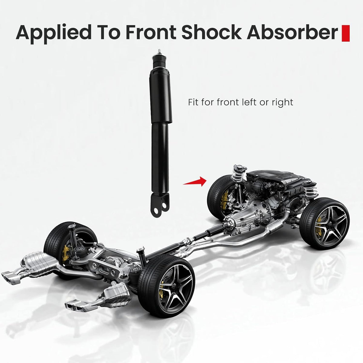 Front Air Suspension Absorber Air Spring Shock T11471