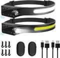 Rechargeable LED Headlamps 2-Pack 350 Lumens K62637