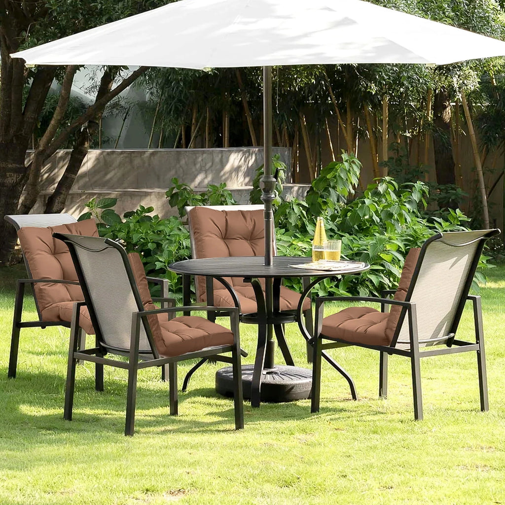 4pcs Non Slip Waterproof Outdoor Chair Cushion O766668