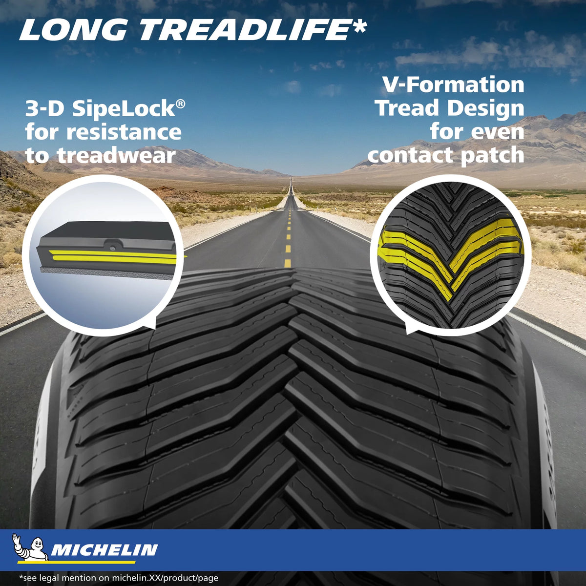 All-Season 255/45R19/XL 104V Tire I61558