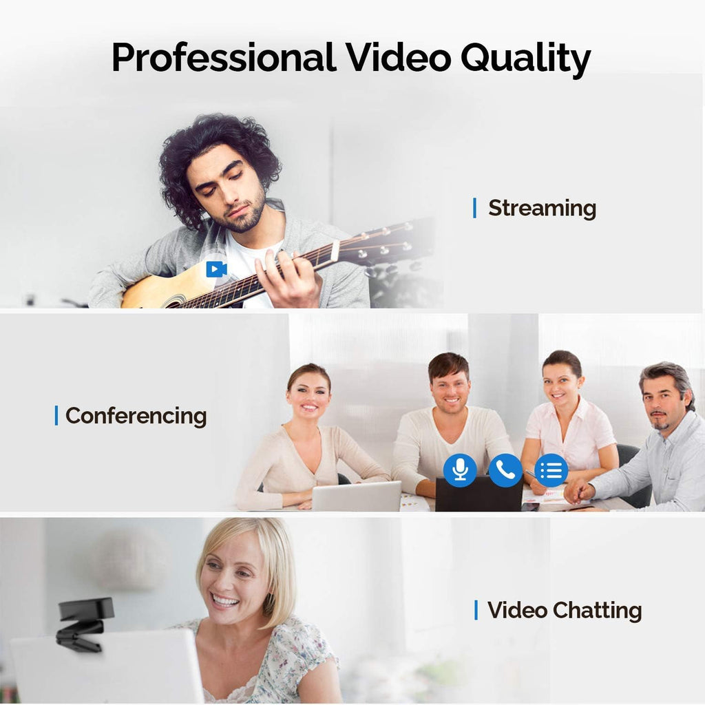 1080P Webcam with Microphone C87575