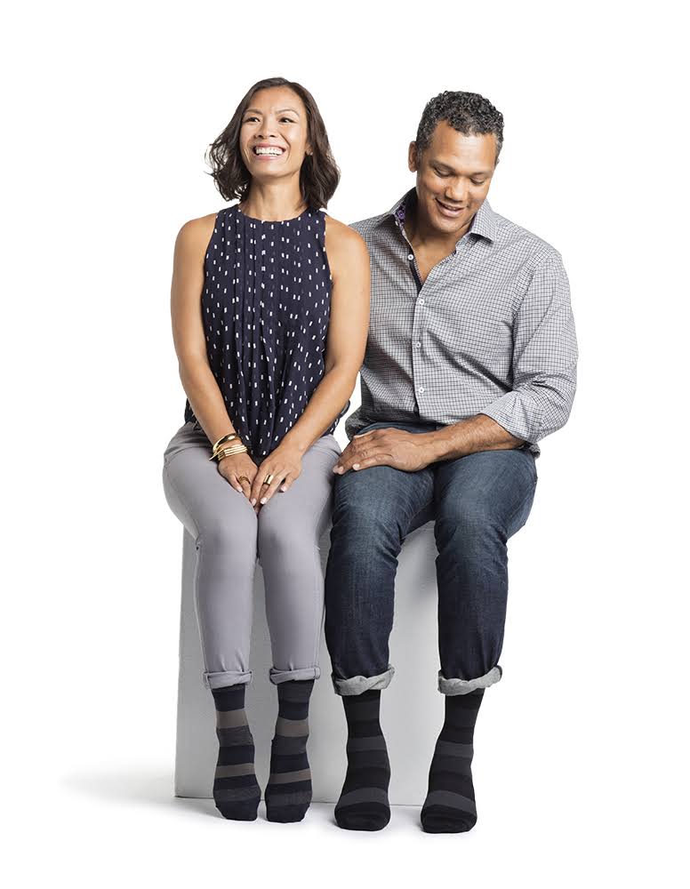 Microfiber Calf High Long Graphite Heather P389994
