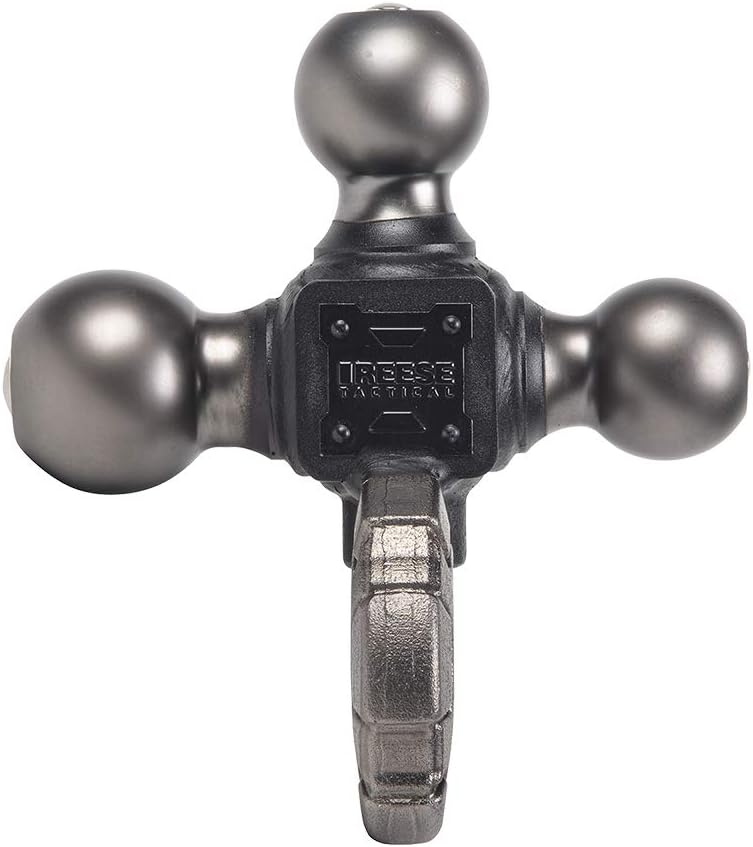Pewter Tow Hook Ball Mount Q129