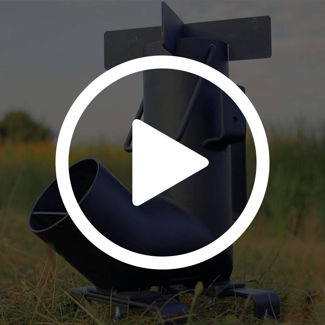 Camping Rocket Stove with Carrying Bag K7684