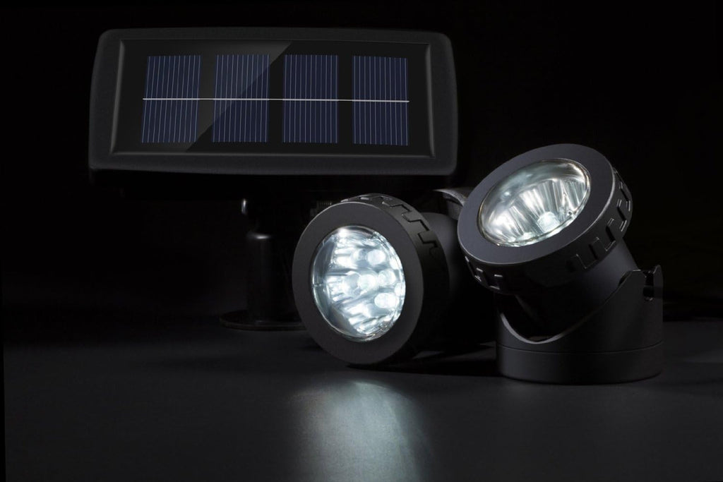 White 12 LEDs Landscape Spotlight Projection Light with 2 Submersible Lamps G1714