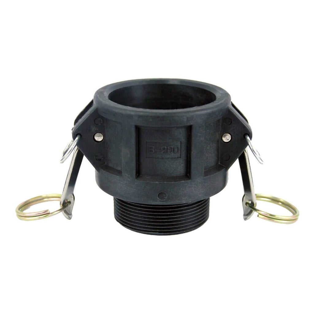 1-1/2 Female Camlock x 1-1/2 Male NPT Poly Cam Lock Fitting Pack of 2 U555