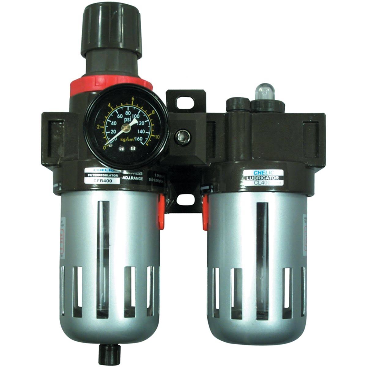 filter/regulator and Lubricator with Gauge V4060