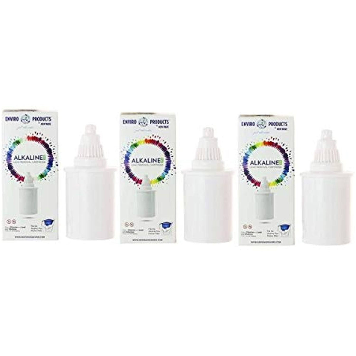 Alkaline Water Filter Replacement Cartridges 3 Pack I833