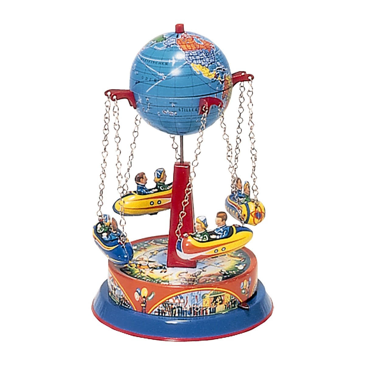 German Collectible Tin Toy Carousel F133