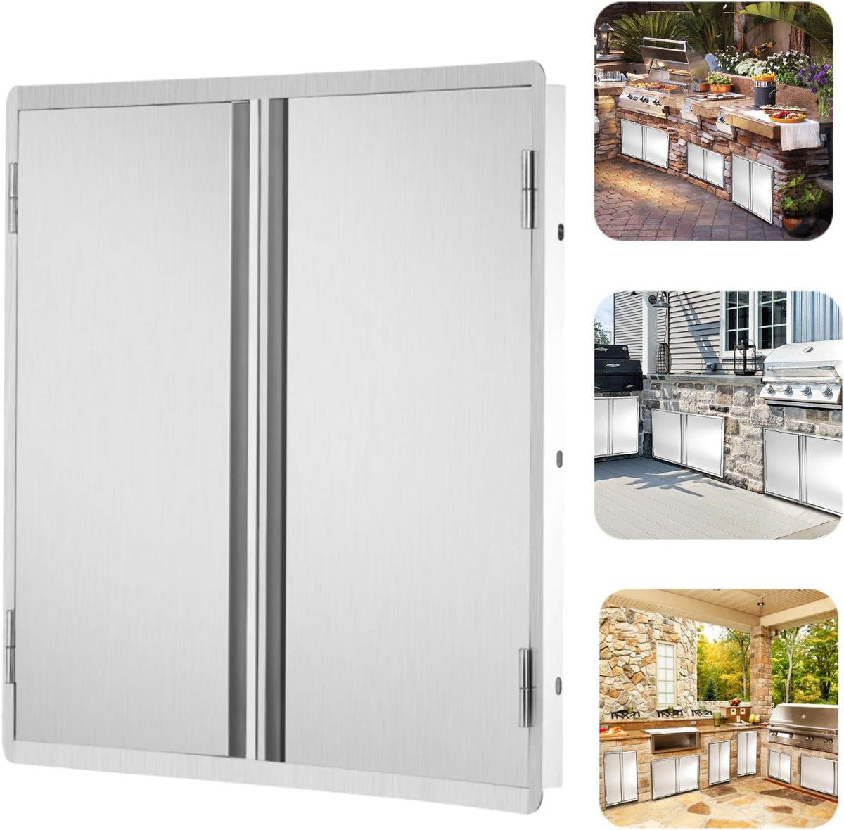 Stainless Steel Outdoor Kitchen Doors G296971